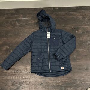 WOMEN'S LIGHTWEIGHT QUILTED PUFFER JACKET - RELAXED FIT - INSULATED - HOOD